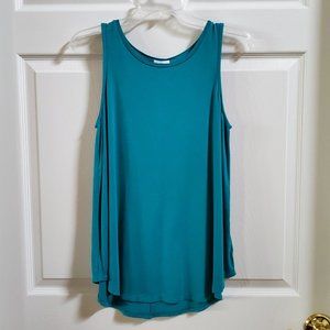 NWT Old Navy Green High Neck Swing Tank Top Size Medium